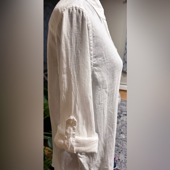 Ralph Lauren Linen Button Down Shirt - Picture 4 of 8